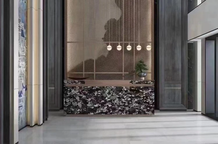 Nero Mosaic Black Marinace Granite Interior Design